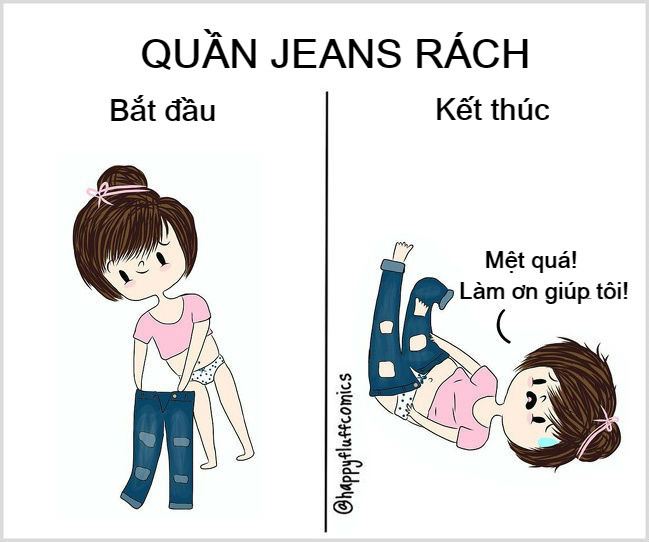 Những tình huống hài hước chỉ con gái mới hiểu